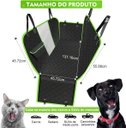 Ver imagem 2 de Capa Protetora Banco Traseiro Pet Cães Gatos Passagem Cinto