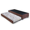 Ver imagem 1 de Bicama Box Solteiro Suede 88x188x28 Cm com Colchão Auxiliar Ecoflex