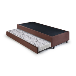 Bicama Box Solteiro Suede 88x188x28 Cm com Colchão Auxiliar Ecoflex - 7