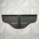 Ver imagem 5 de Par Mãos Francesas Pretas Decorativas Aço 20cm Chuva de Bençãos Zarg
