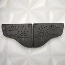 Ver imagem 4 de Par Mãos Francesas Pretas Decorativas Aço 20cm Chuva de Bençãos Zarg