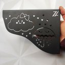 Ver imagem 3 de Par Mãos Francesas Pretas Decorativas Aço 20cm Chuva de Bençãos Zarg