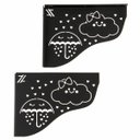Ver imagem 1 de Par Mãos Francesas Pretas Decorativas Aço 20cm Chuva de Bençãos Zarg