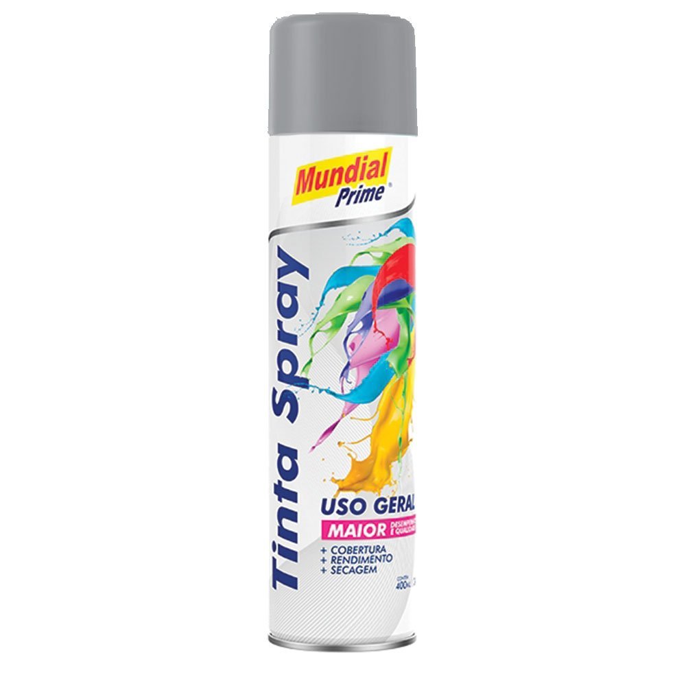 Tinta Spray Uso Geral Primer 400ml - MUNDIAL PRIME