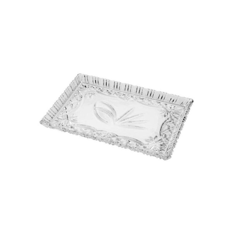 Travessa de Cristal Janine Lyor 29.5x19.5cm - Ref.7244