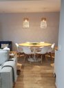 Ver imagem 2 de Mesa de Jantar Saarinen Oval 160x90cm Tampo Freijó Base Branco