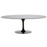 Mesa de Jantar Saarinen Oval 137x90cm Laqueada - Preto - 1