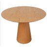Mesa de Jantar Cone 90cm Base Freijó Tampo Freijó - 1