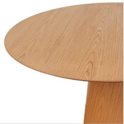 Mesa de Jantar Cone 90cm Base Freijó Tampo Freijó - 2