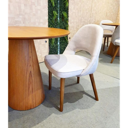 Mesa de Jantar Cone 90cm Base Freijó Tampo Freijó - 4