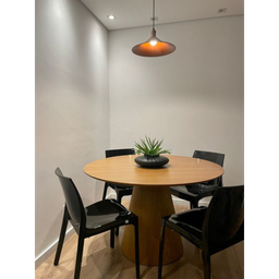 Mesa de Jantar Cone 90cm Base Freijó Tampo Freijó - 3