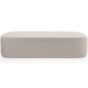 Ver imagem 5 de Puff Decorativo Orgânico para Living Quarto 195cm Doha W01 Bouclê Creme - Lyam Decor