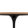 Mesa de Jantar Tulipa Saarinen Redonda 90cm - Freijó - Preto - 2