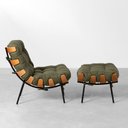 Ver imagem 2 de Poltrona Costela com Puff Tent Pesto Abra Casa