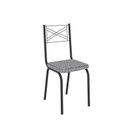 Ver imagem 2 de Kit com 2 Cadeiras 119 Malva Preto Fosco/platina - Artefamol