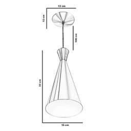 Luminária Pendente Funil Aluminio Tom Dixon New Escovado - 3