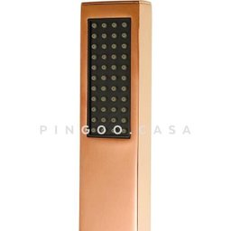 Misturador para banheira Monocomando de Piso Santa Maria Pingoo.casa - Dourado rose - 4