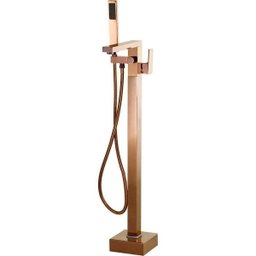 Misturador para banheira Monocomando de Piso Santa Maria Pingoo.casa - Dourado rose - 1