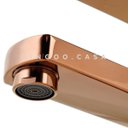 Ver imagem 3 de Torneira para banheiro cascata Misturador Monocomando Baixa Madeira Pingoo.casa - Dourado Rose