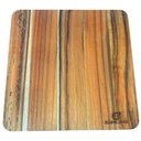 Ver imagem 5 de Petisqueira Quadrada Madeira Teca 23cm Molheira Frios Petiscos Aperitivos Zanline