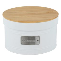 Lata Porta Condimento Matte Cookies Branco - 1