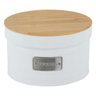 Lata Porta Condimento Matte Cookies Branco - 1