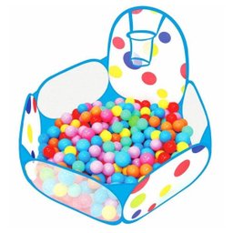 Piscina de Bolinha C/50 Bolinhas Brinqway Bw102Az - Azul - 1 Piscina de Bolinha C/50 Bolinhas Brinqway Bw102Az - Azul - 1