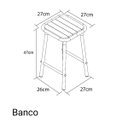 Ver imagem 4 de Conjunto de Mesa e 4 Bancos Branco para Área Externa Jardim