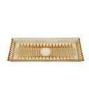 Ver imagem 1 de Travessa Wolff Queen de Cristal 34x17cm Âmbar - Ref.28019