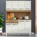 Ver imagem 2 de Kit Cozinha Compacta Cleo 8 Portas 121cm Atacama Off White Armoveis