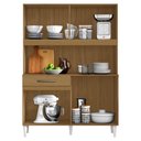 Ver imagem 6 de Kit Cozinha Compacta Cleo 8 Portas 121cm Atacama Off White Armoveis