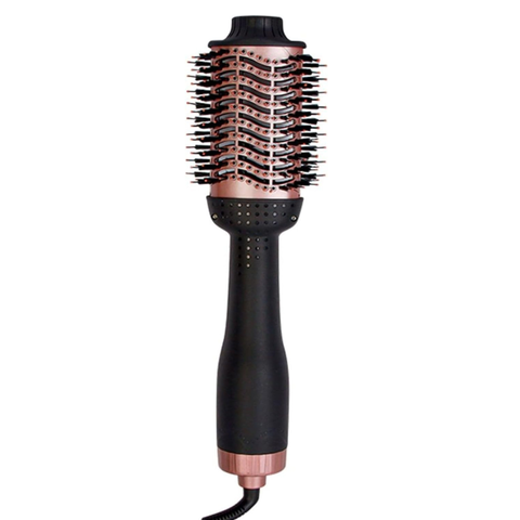 Escova Secadora de Cabelo Profissional Bivolt 1300w Elétrica Rotativa Íons 3 Temperaturas Anti-frizz