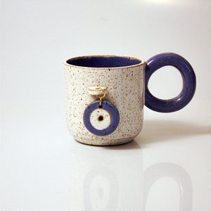 Caneca Pingentes Olho Grego P
