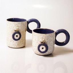 Caneca Pingentes Olho Grego P - 4