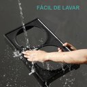 Ver imagem 4 de Comedouro Bebedouro Duplo Pet Elevado Inox Cães Ajustável