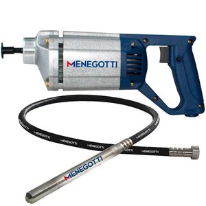 Vibrador de Concreto Portátil com Mangote 28mmx2,5m Menegotti-110v