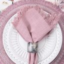 Ver imagem 3 de Guardanapo Copa e Cia Coloratta Franjas Rosa Vintage