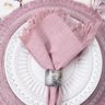 Guardanapo Copa e Cia Coloratta Franjas Rosa Vintage - 3