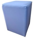 Ver imagem 1 de Puff Banqueta Quadrado Cubo em Corino Corano®:azul Claro