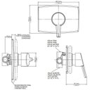 Ver imagem 2 de Acabamento Monocomando para Ducha Higiênica Docol Nexus 1/2" Chrome Cinza/Cromado