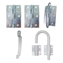 Ver imagem 4 de Kit Porta Camarão 0,80x2,10m Primer + Kit Ferragens Completo Branco