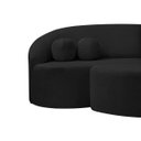 Ver imagem 4 de Sofá Orgânico Palermo 4 Lugares 210cm + Puff Bouclê - Sofa Store:bouclê Preto