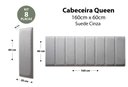 Ver imagem 2 de Placas Cabeceira Modulada Adesiva Queen Estofada 160cm x 60cm Kit 8 Placas - Suede Cinza