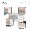 Ver imagem 5 de Berço Americano Slim branco Acetinado - Tigus Baby
