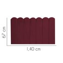 Ver imagem 2 de Painel Estofado Luxo Nuvem Alanis 140cm Casal para Cama Box Suede Bordô - Gat Magazine