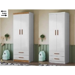 Quarto Conjugado Guarda- Roupa 4 Portas - Peternella - 4