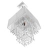 Lustre Para Sala De Cupula Cristal Acrílic Marrycrilic Prata - 4