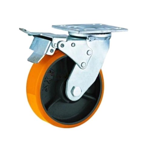 Rodizio Industrial Gir. 5 Pol. C/ Freio Rolamento 400 Kg