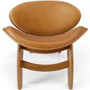 Ver imagem 2 de Kit 2 Poltronas Decorativa Orgânica Sala Living Kadosh L02 Couríssimo Canela