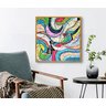 Conjunto com 2 Lindos Quadro Decorativo Originais Pintados a Mão Medindo 73x136 Cm - 4